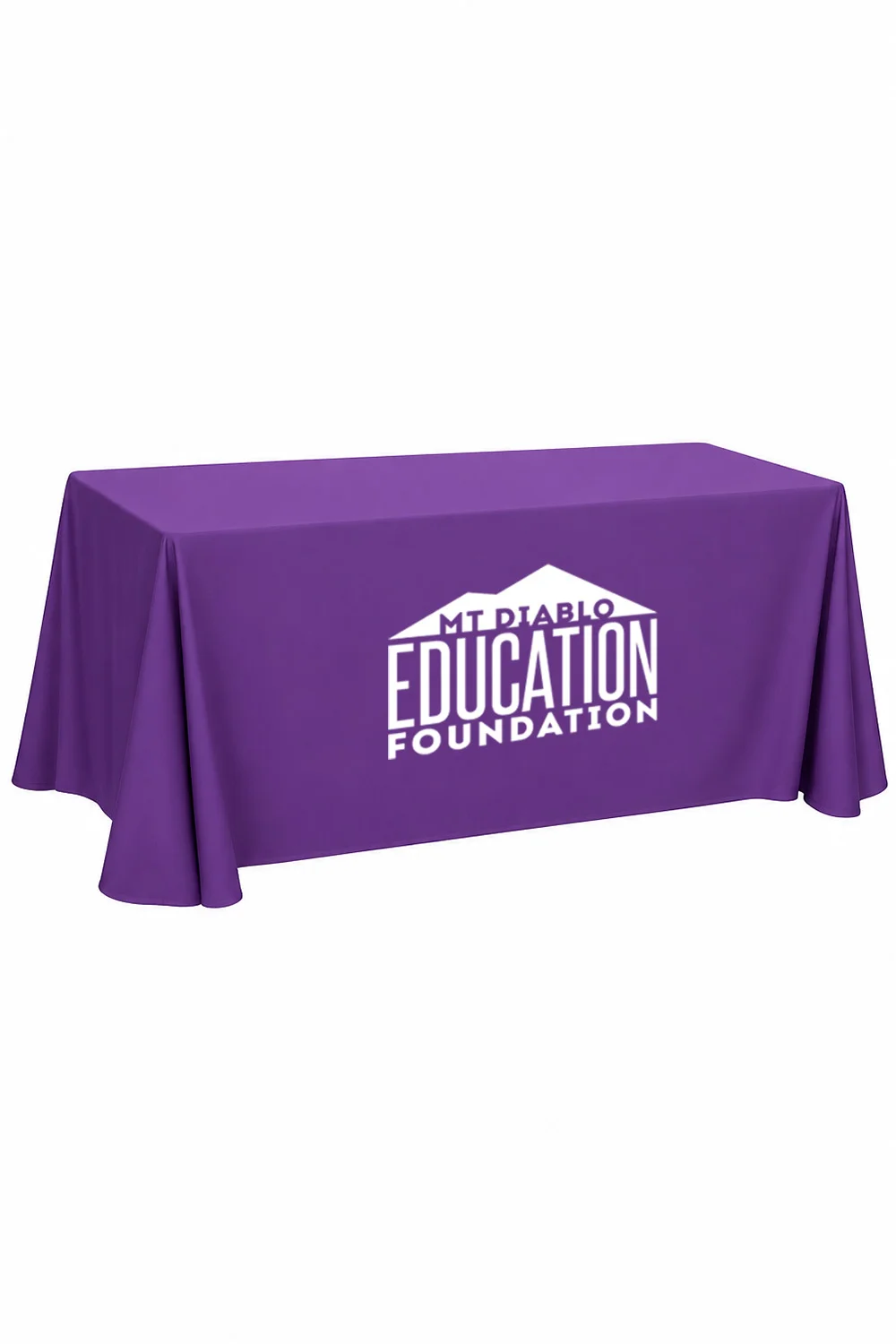 Alternative view of 8' Economy Table Throw