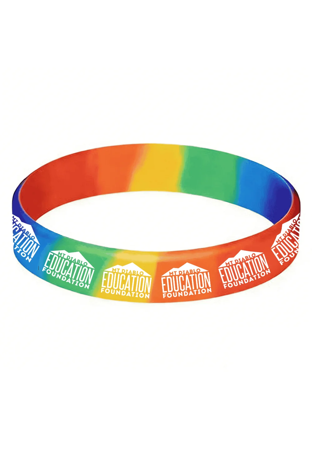 Rainbow Silicone Wristband